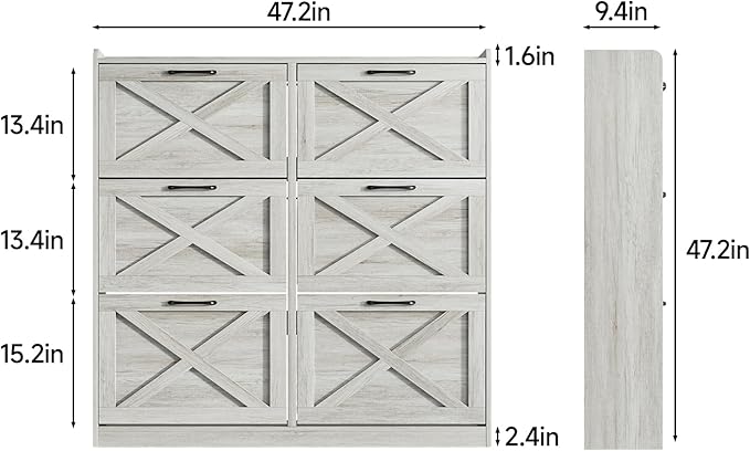 Maupvit Large Shoe Storage Cabinet - Image 2