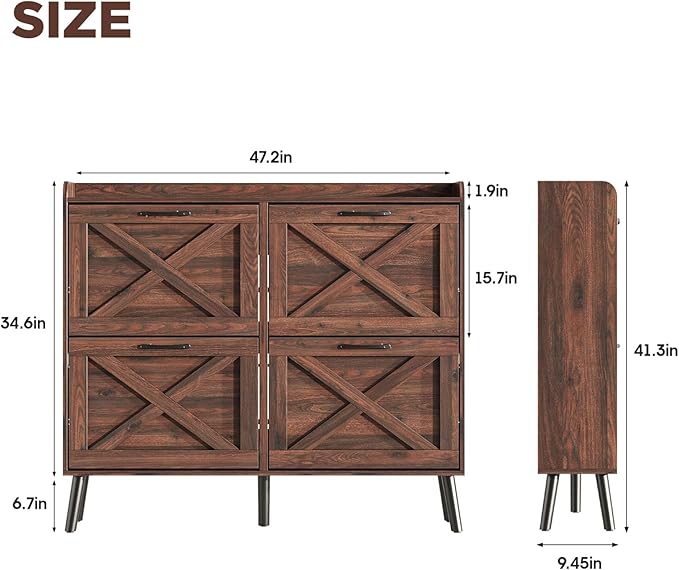 Maupvit Large Shoe Storage Cabinet - Image 2
