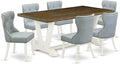 East West Furniture V077SI215-7 7 Piece Dining Room Furniture Set Consist of a by EastWestFurniture