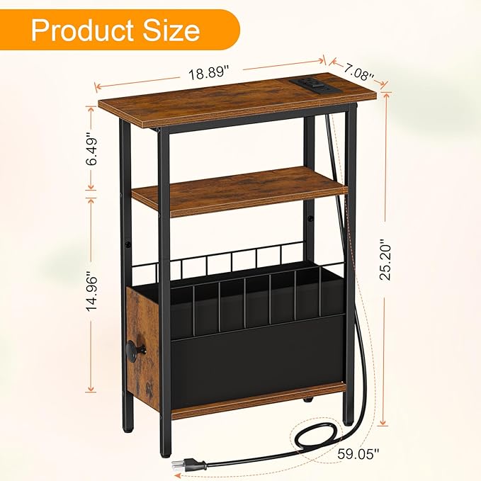 Snughome Narrow Side Table - Image 3