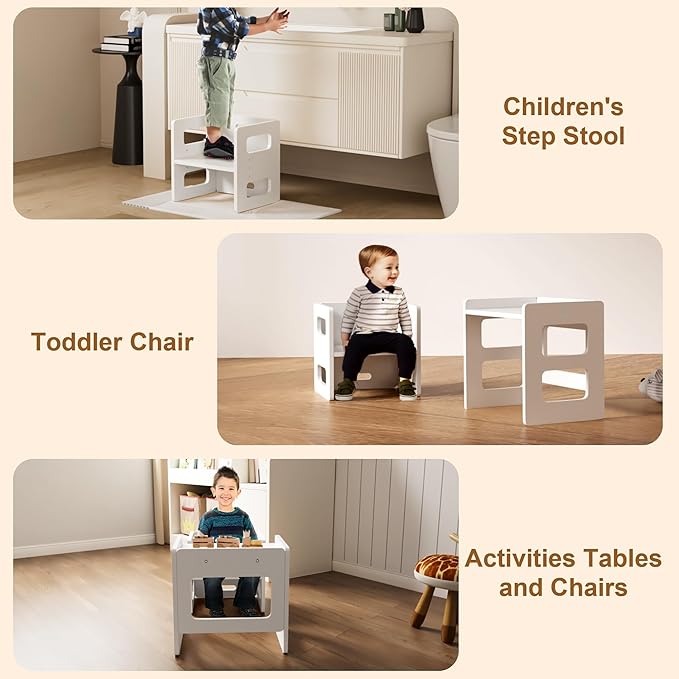 Montessori Weaning Table and Chair Set, Wooden Toddler Table and Chair Set - Image 6