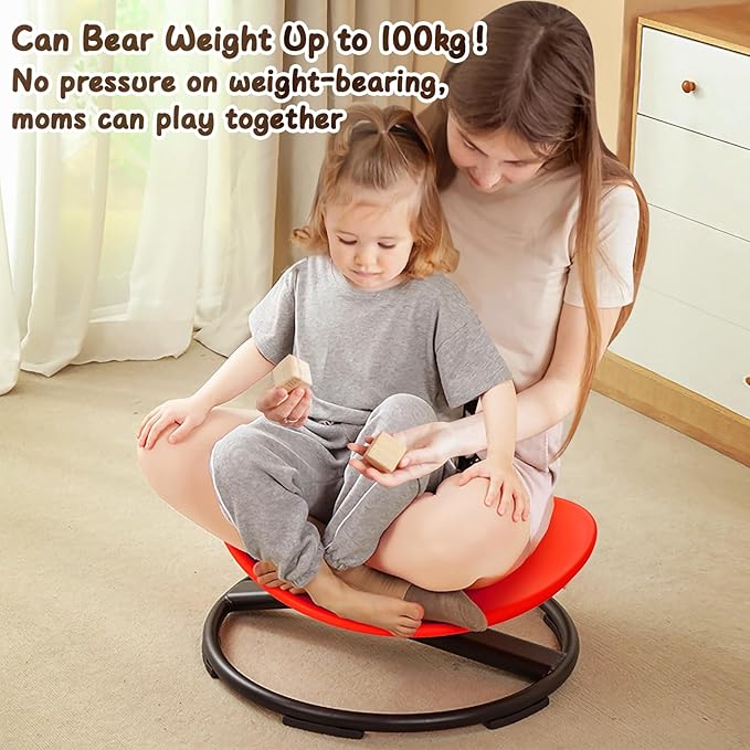 Kids Sensory Spinning Chair for Autism Ages 3+, Sit and Spin Swivel Chair for - Image 6