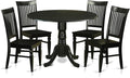 East West Furniture DLWE5-BLK-W 5 Piece Dinette Set by EastWestFurniture