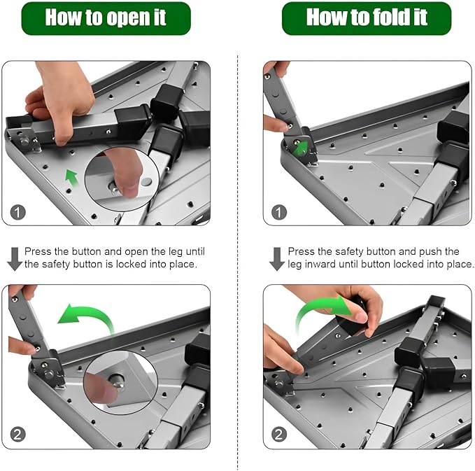 Foldable Step Stool, Adjustable Step Stool - Image 6