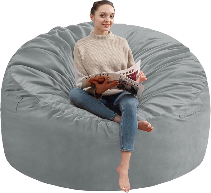 6FT Bean Bag Chair, Large Bean Bag Chairs by SIMFLAG