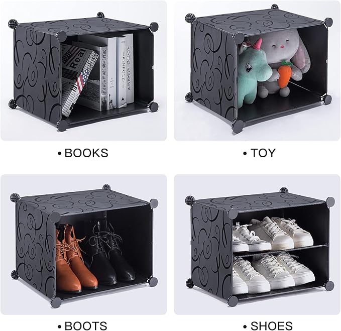 Shoe organizer Cabinet, 24 Pair shoe rack organizer closet, DIY Narrow Standing - Image 3