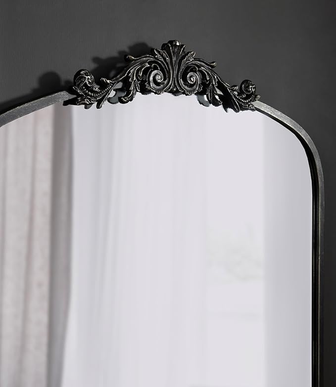 Kate and Laurel Arendahl Ornate Traditional Square Arched Mirror; 28 x 30; - Image 5