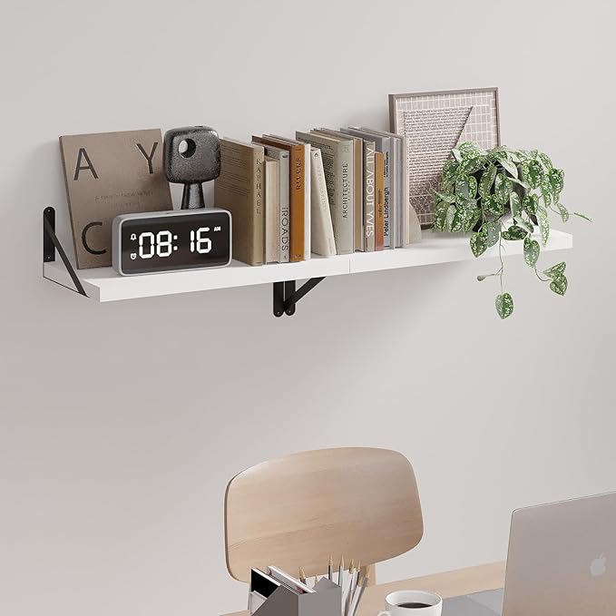SAUMONIER Floating Shelves Bookshelf - Image 2