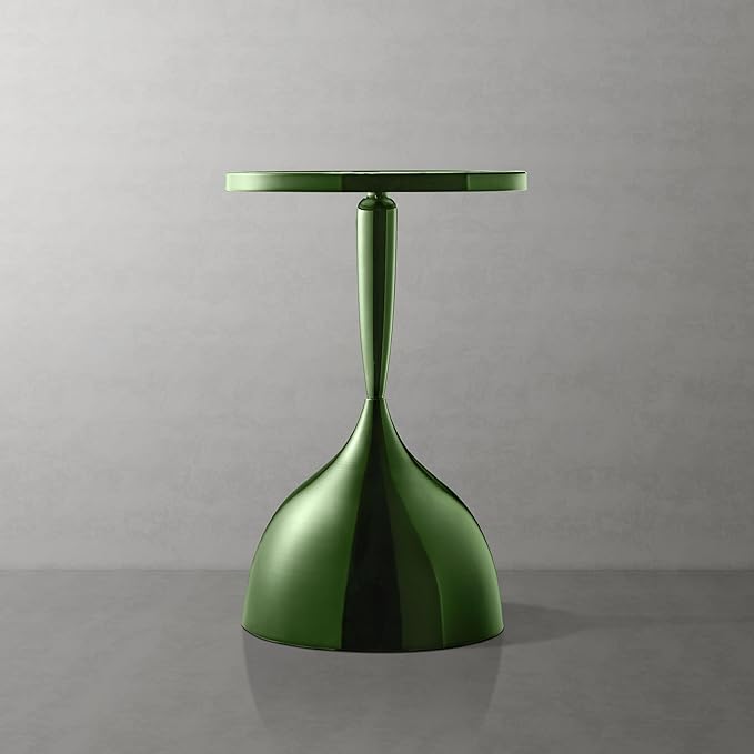 HOMES: Inside + Out Halric Modern 24" Tall Round End Table - Image 10
