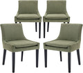 COLAMY Modern Dining Chairs Set of 4, Upholstered Corduroy Accent Side Chairs by COLAMYINC