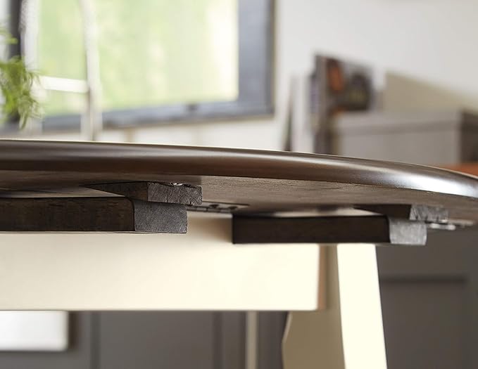 Signature Design by Ashley Woodanville Dining Room Table, Two-Tone White - Image 4