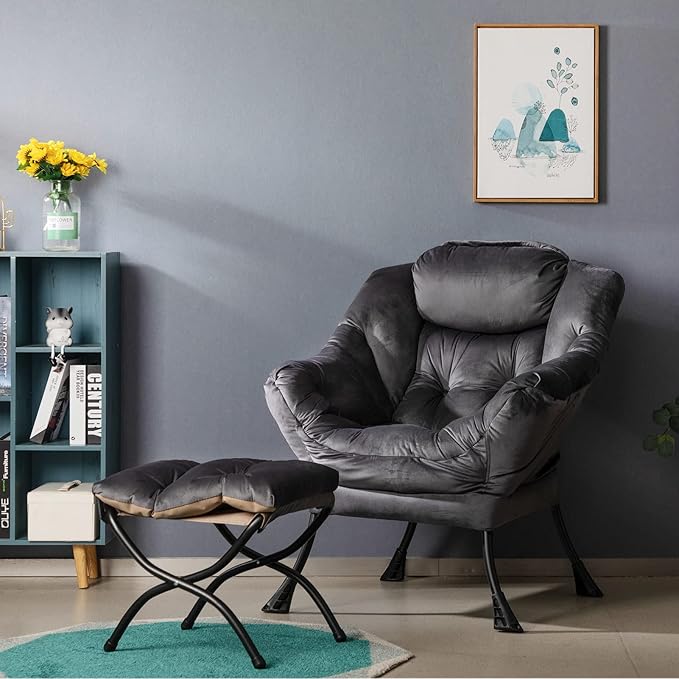 HollyHOME Fabric Lazy Chair - Image 6