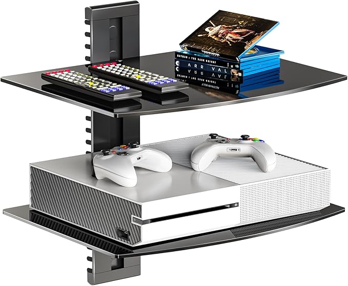 WALI Floating Entertainment Center Shelves, Holds Up to 17.6lbs, TV Shelf by WALI