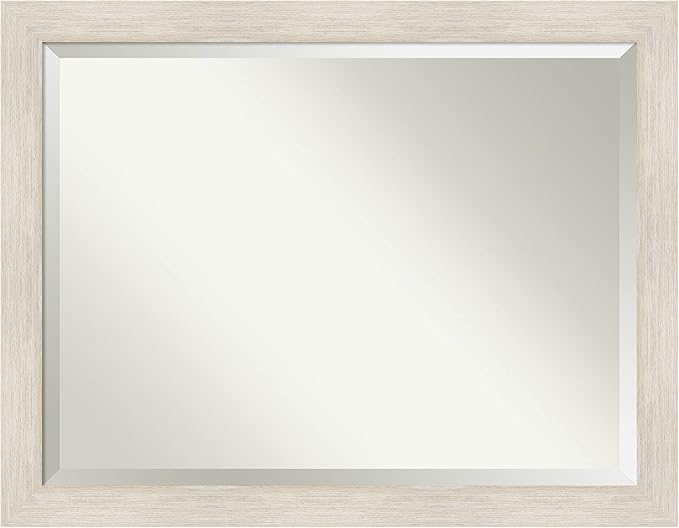 Amanti Art White Bathroom Mirror by AmantiArt