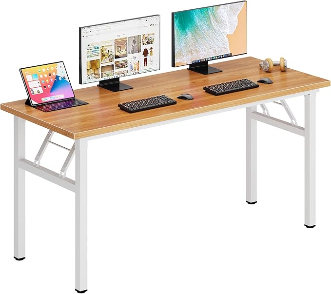 DlandHome Computer Desk 62 inches Office Desk Computer Table Study Writing Desk by DlandHome