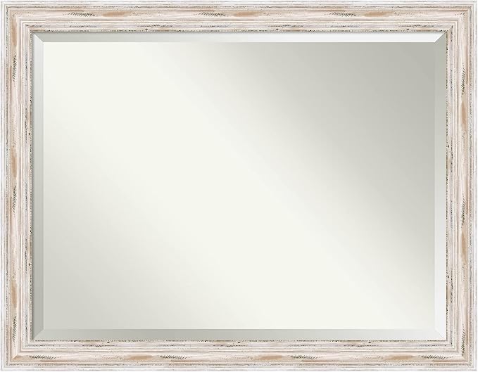 Amanti Art White Bathroom Mirror by AmantiArt