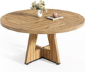 LITTLE TREE Round Dining Table for 4-6 People, 47 Inches by LITTLETREE