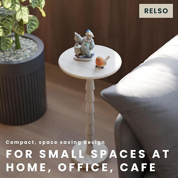 Relso Sakala Solid Mango Wood Drink Table - Image 7