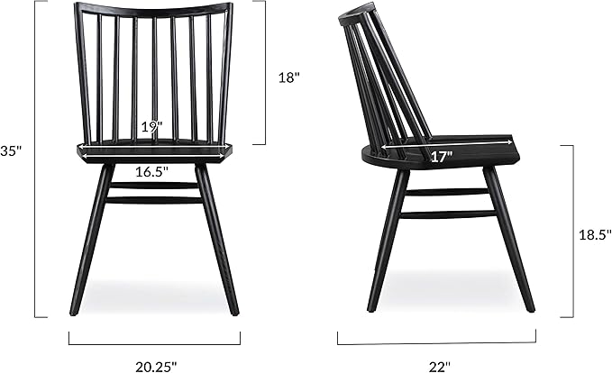 POLY & BARK Talia Dining Chair, Ash Wood - Image 3