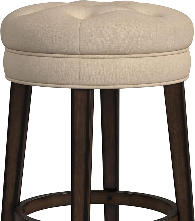 Hillsdale Krauss Backless Swivel Counter Stool, Charcoal Gray Finish - Image 7