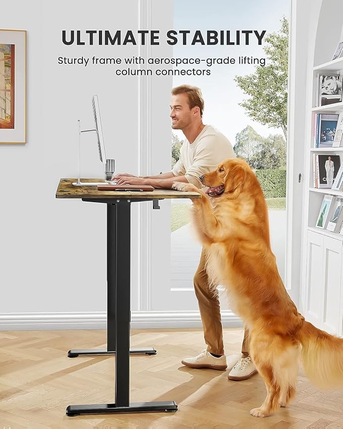 ErGear Height Adjustable Electric Standing Desk, 55 x 28 Inches Sit Stand up - Image 5
