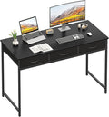 WOHOMO Computer Desk with 3 Drawers, 47.2 Inch Bedroom Desk with Storage by WOHOMO