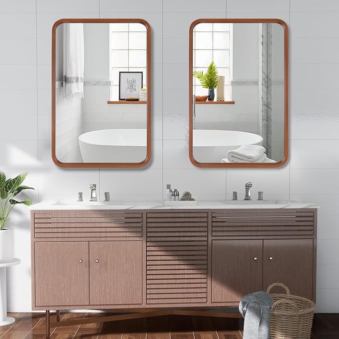WallBeyond 24x36 Inch Wood Mirror - Image 2