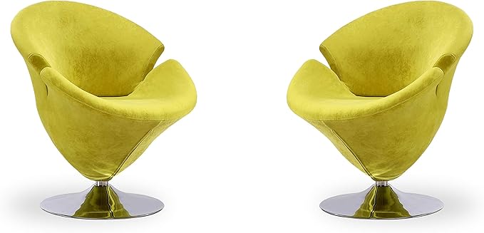 Manhattan Comfort Tulip Swivel Accent Chair - Image 9