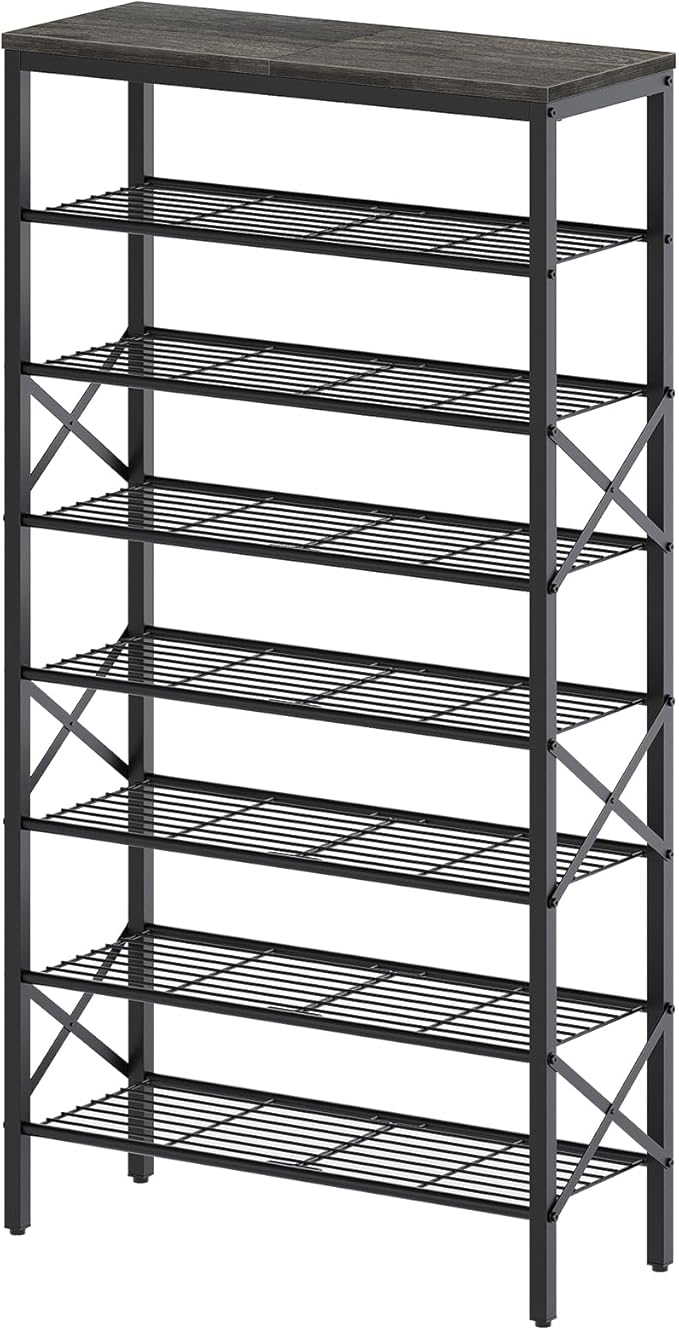 8 Tier Shoe Rack, Large Capacity Shoe Storage Organizer Holds 32 Pairs by Yatiney