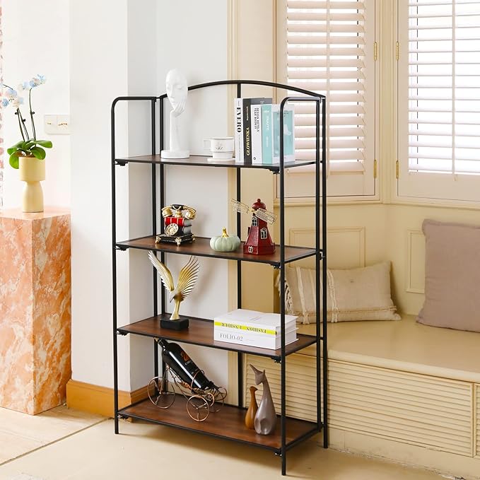Crofy No Assembly Folding Bookshelf - Image 2