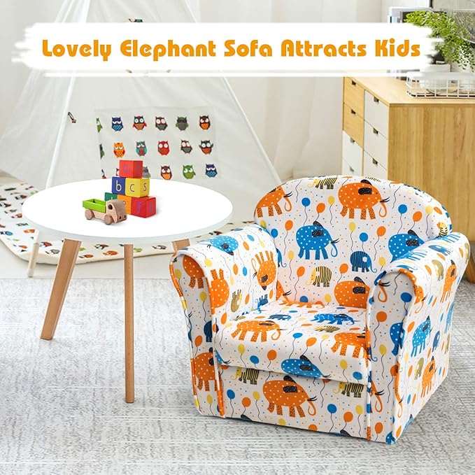 Costzon Kids Couch, Children's Sofa Armrest Chair - Image 8