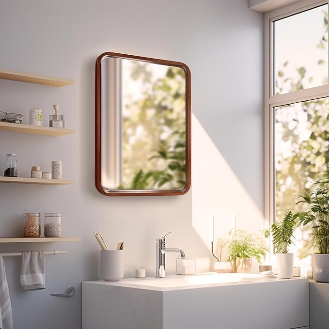 WallBeyond 18x24 Inch Wood Mirror - Image 3
