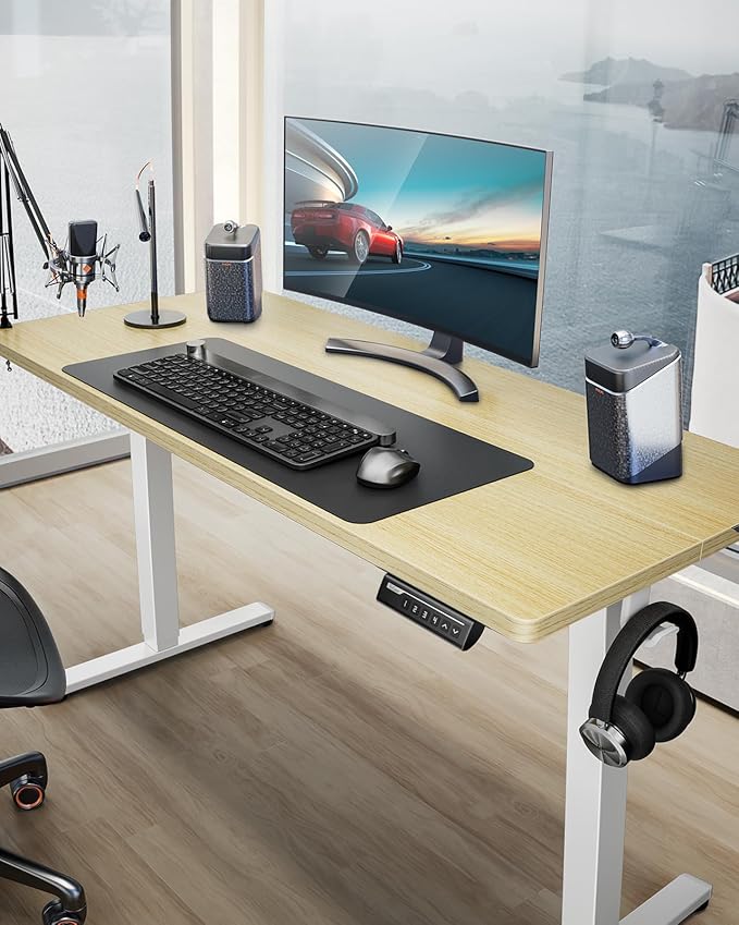 ErGear Height Adjustable Electric Standing Desk, 63 x 28 Inches Sit Stand up - Image 8
