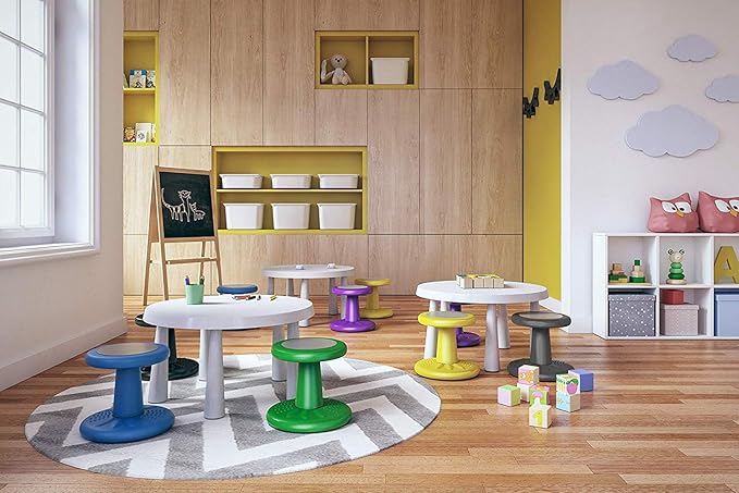 ActiveChairs Kids Wobble Stool, Flexible Classroom Seating Improves Focus - Image 2