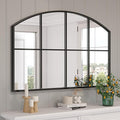 Wide Window Pane Mirror, Grid Wall Mirror Decorative Large Mirrors by Brauthon