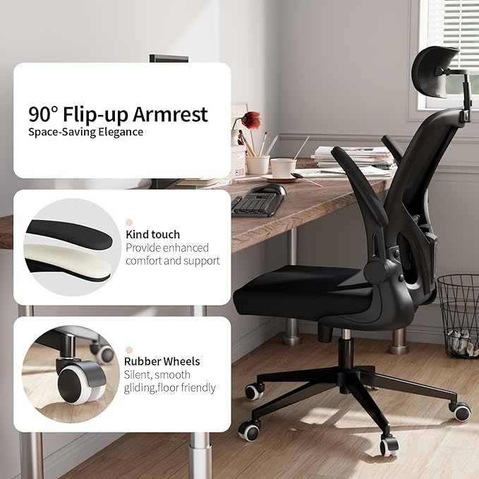 Monhey Office Chair Ergonomic Desk Chair - Image 3