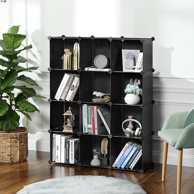 SONGMICS Cube Storage Organizer, Book Shelf, Closet Organizers and Storage - Image 4