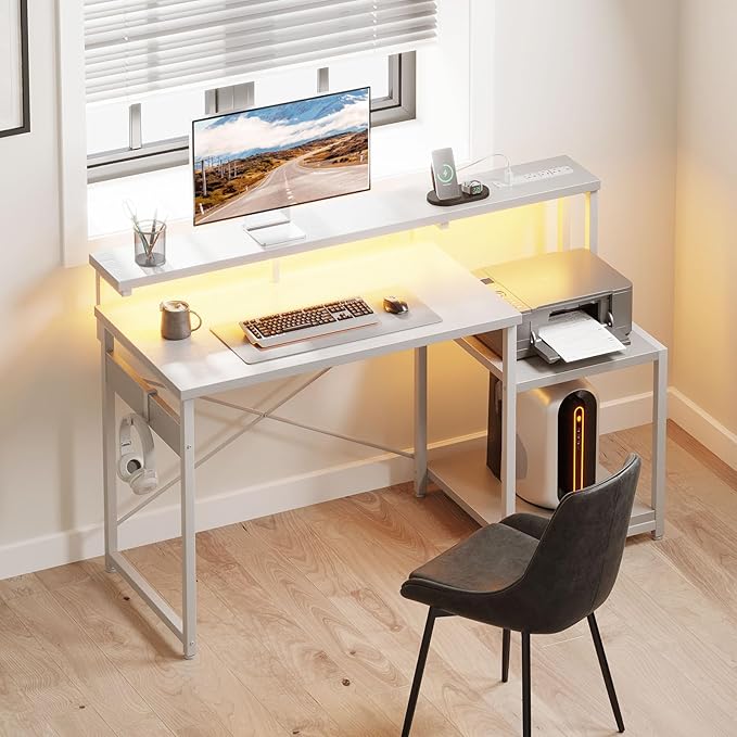 AODK Computer Desk, 48 Inch Gaming Desk - Image 8