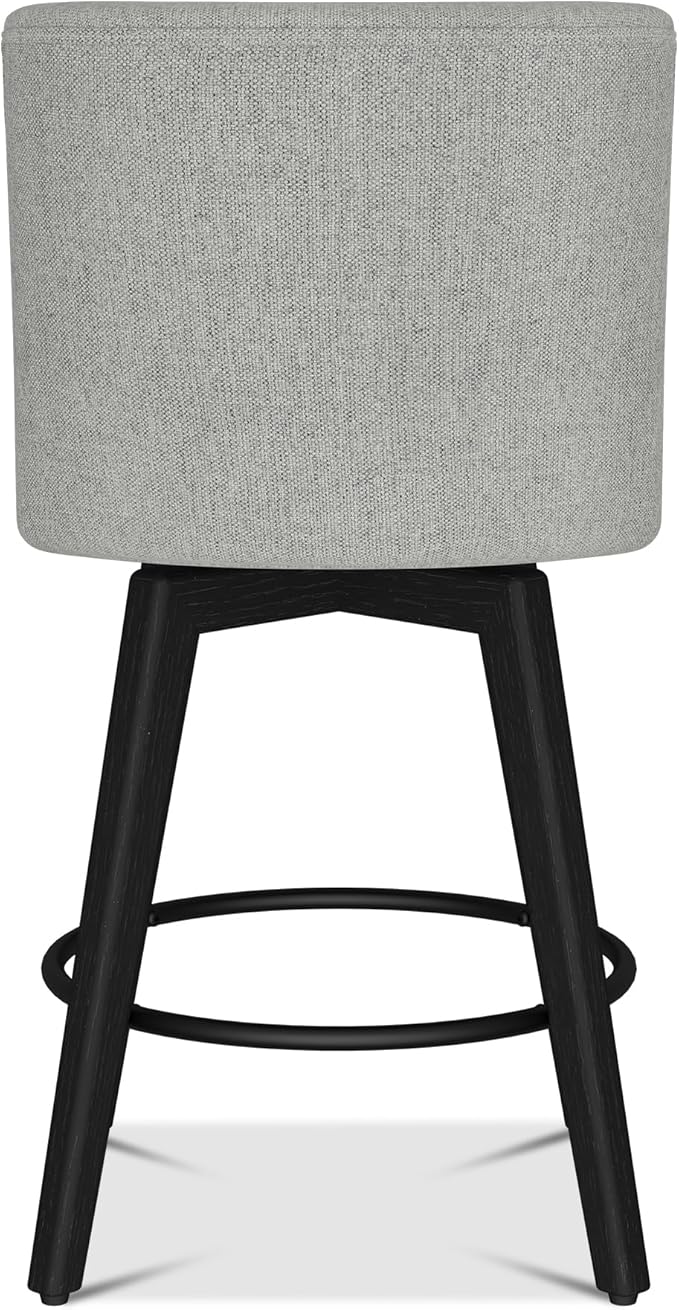 Counter Height Bar Stools Set of 8, Modern Swivel Barstools - Image 8
