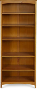 Camaflexi Shaker Style 6 Shelf Bookcase / Solid Wood / 72 inch Tall / by Camaflexi