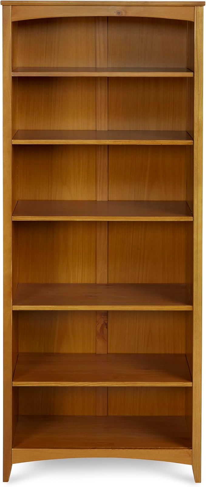 Camaflexi Shaker Style 6 Shelf Bookcase / Solid Wood / 72 inch Tall / by Camaflexi