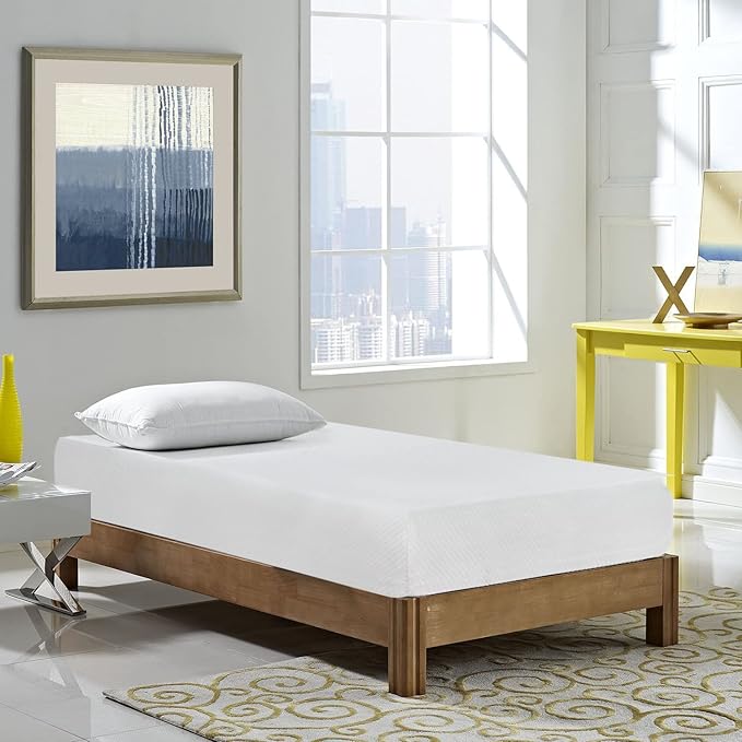 FDW | 12 Inch Twin Mattress | Medium Firm | Gel Memory Foam Mattress | White | - Image 7