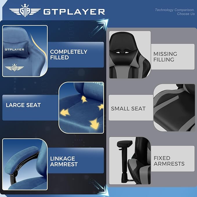 GTPLAYER Gaming Chair Fabric - Image 5