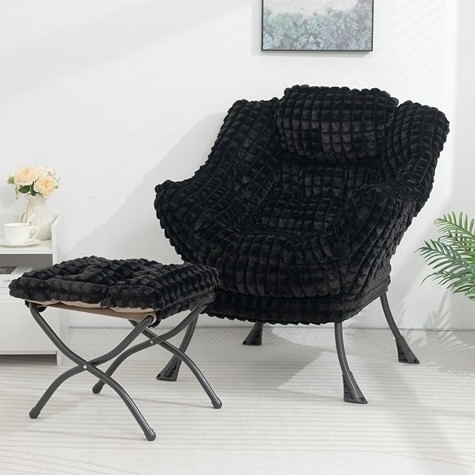 HollyHOME Fabric Lazy Chair - Image 7