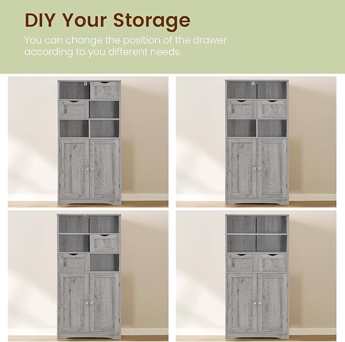 Iwell Tall Storage Cabinet - Image 6