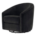 babyletto Madison Swivel Glider in Black Velvet, 61.6 lb by babyletto