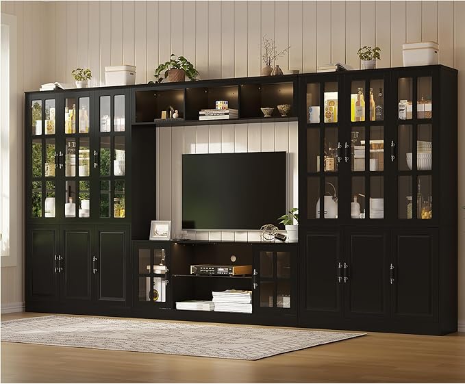 4-Piece Wall Unit TV Stand by MEISSALIVVE