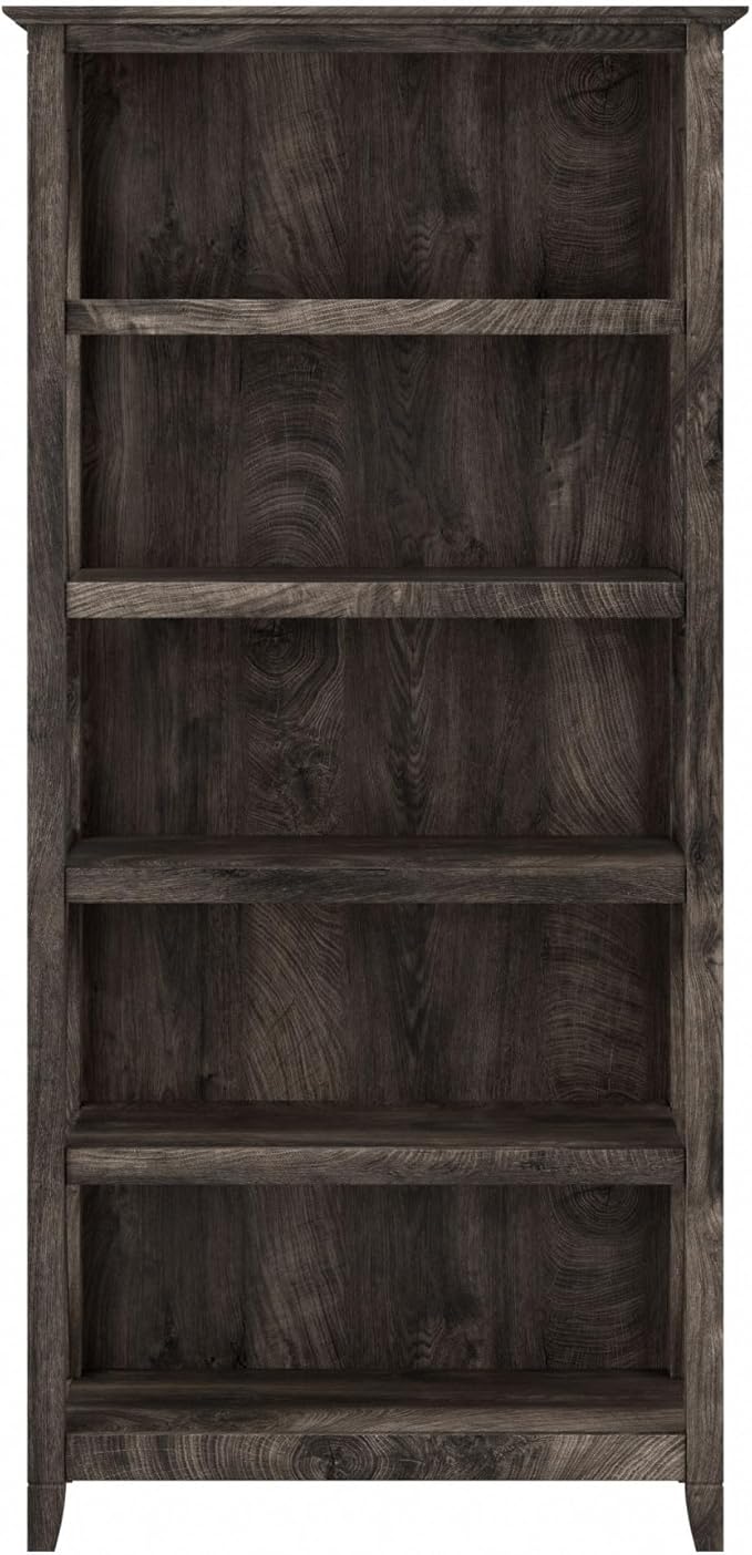 Bush Furniture Tall 5 Shelf Bookcase - Image 7