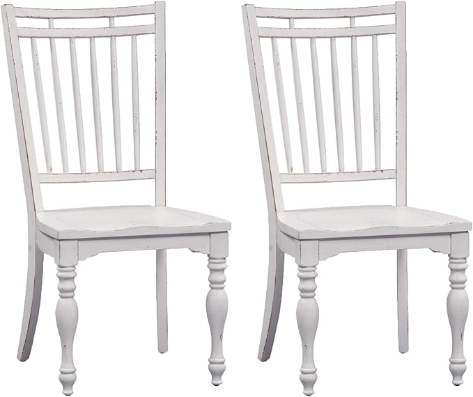 LIBERTY FURNITURE INDUSTRIES, INC. Magnolia Manor Spindle Back Side Chair by LibertyFurniture