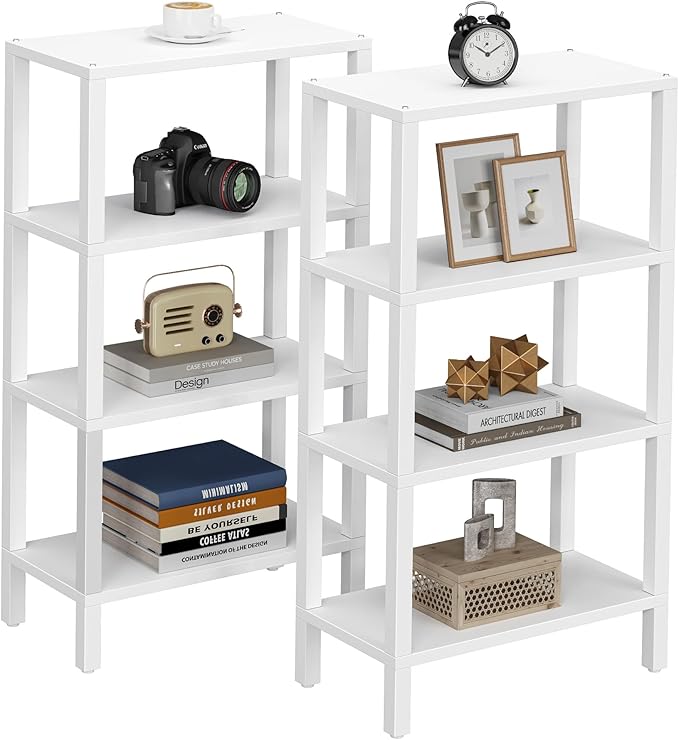 TUTOTAK Small Side Table, Narrow End Table, Skinny Sofa Table, Slim Nightstand by WelcometotheTUTOTAKHome